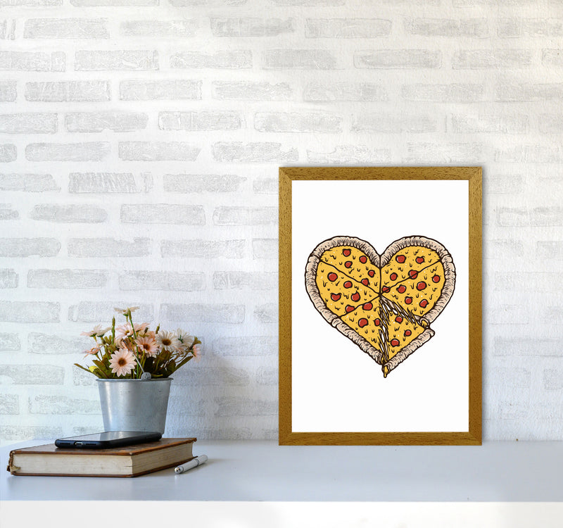 I Love Pizza Art Print by Jason Stanley A3 Print Only