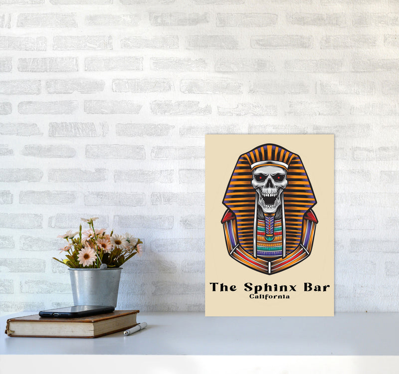 See You At The Sphinx Art Print by Jason Stanley A3 Black Frame