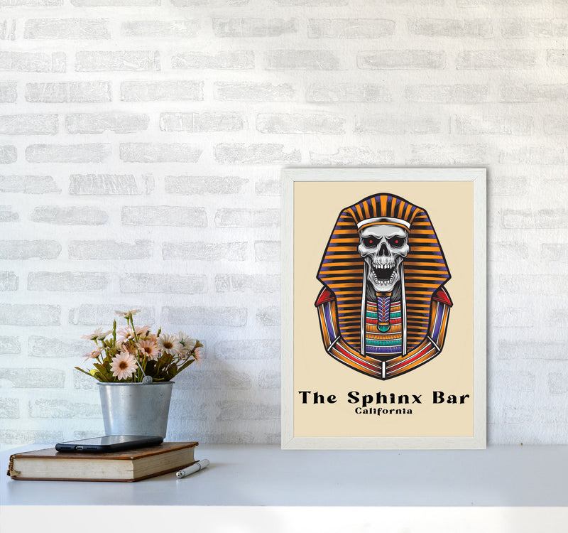 See You At The Sphinx Art Print by Jason Stanley A3 Oak Frame