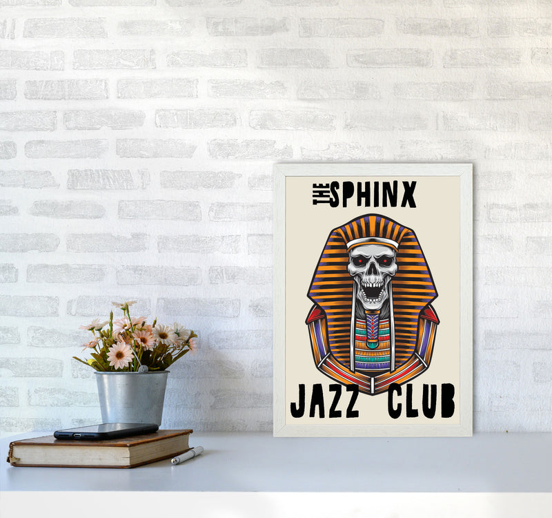The Sphinx Jazz Club Art Print by Jason Stanley A3 Oak Frame