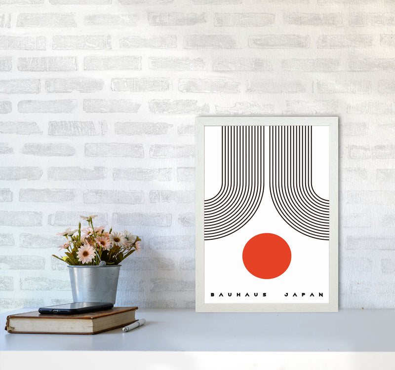 Bauhaus Japan Art Print by Jason Stanley A3 Oak Frame