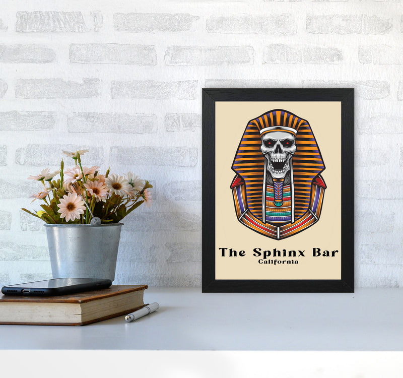 See You At The Sphinx Art Print by Jason Stanley A4 White Frame