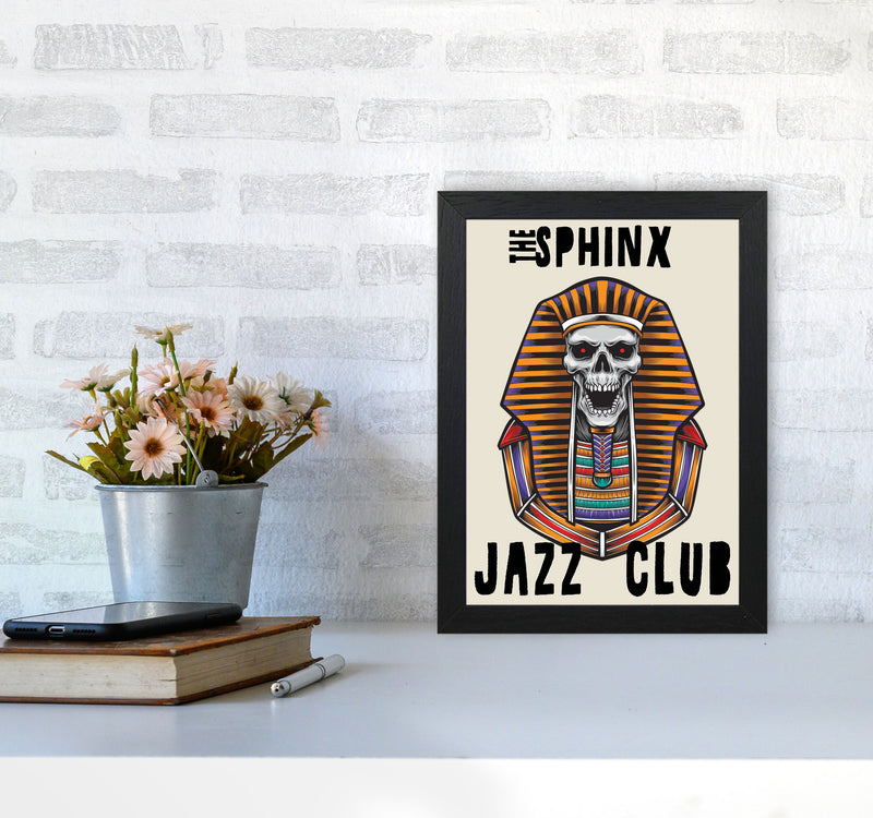The Sphinx Jazz Club Art Print by Jason Stanley A4 White Frame
