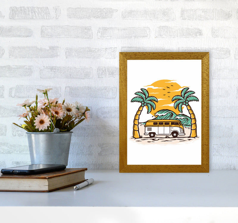 Between Two Palms Art Print by Jason Stanley A4 Print Only