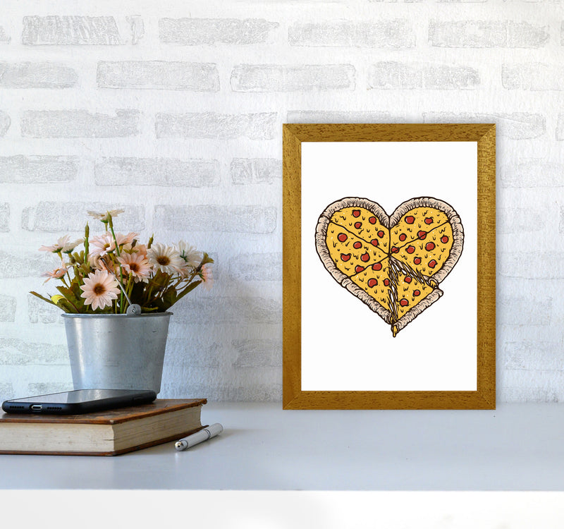 I Love Pizza Art Print by Jason Stanley A4 Print Only