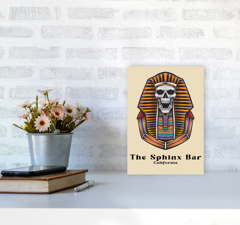 See You At The Sphinx Art Print by Jason Stanley A4 Black Frame