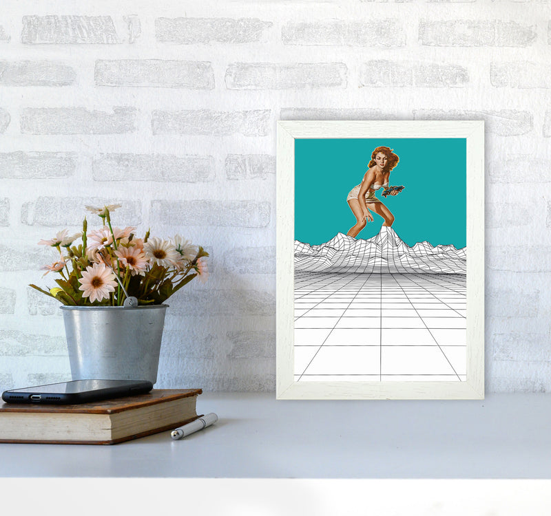 Attack In The Mountains Art Print by Jason Stanley A4 Oak Frame