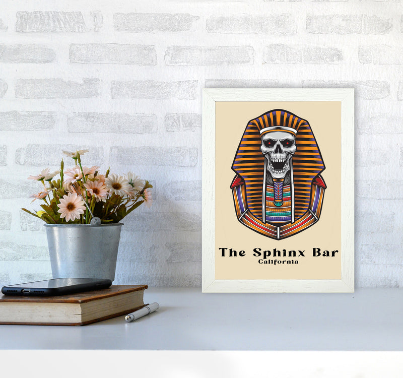 See You At The Sphinx Art Print by Jason Stanley A4 Oak Frame