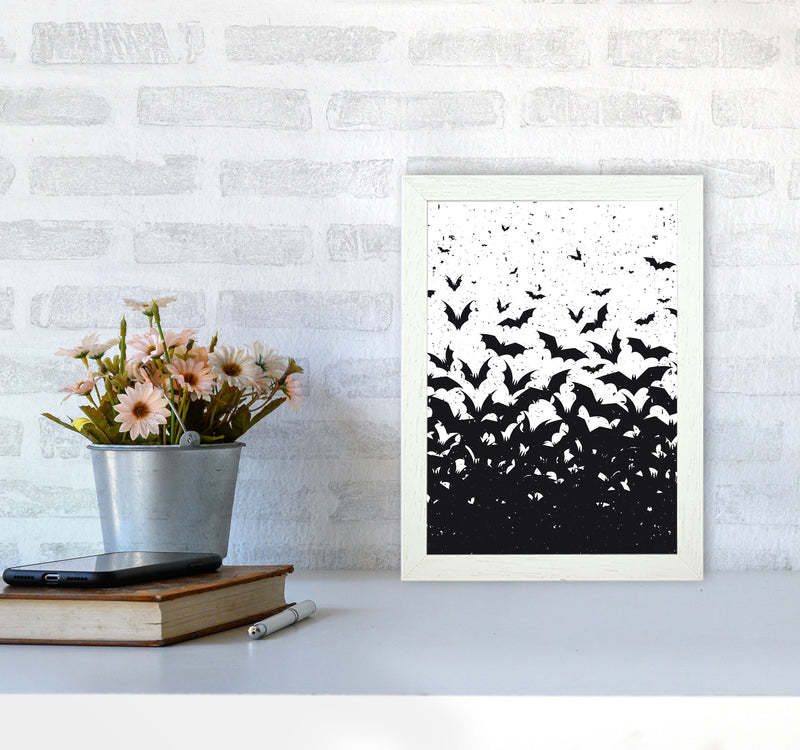 Look At All These Bats Art Print by Jason Stanley A4 Oak Frame
