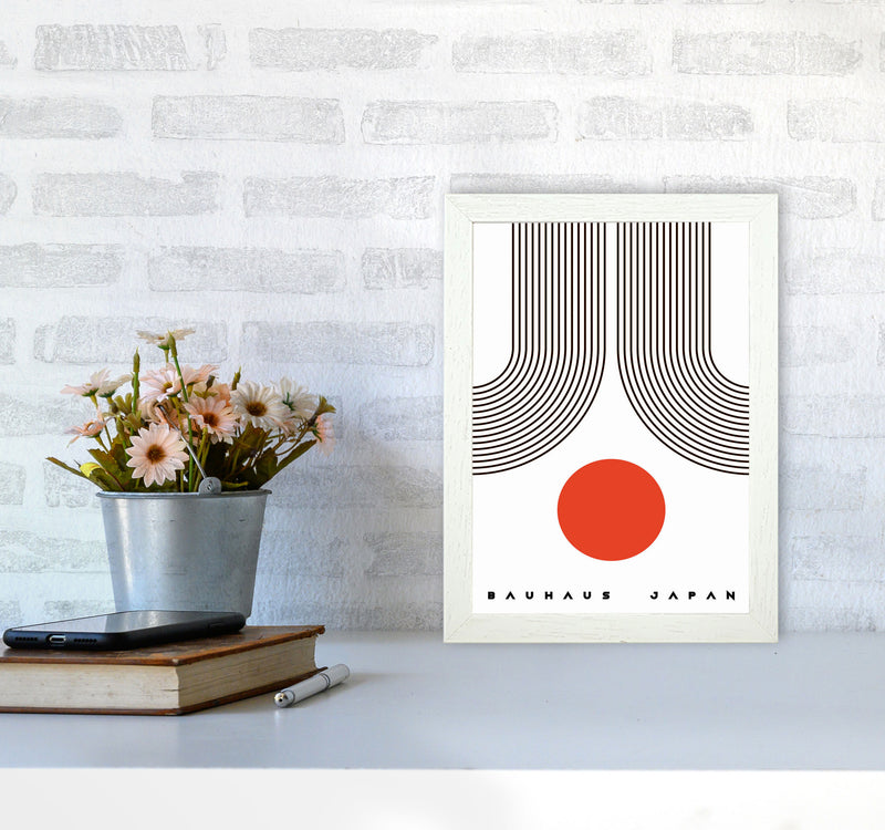 Bauhaus Japan Art Print by Jason Stanley A4 Oak Frame