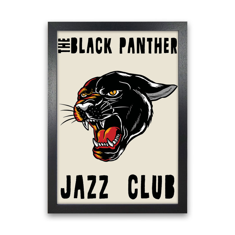 Black Panther Jazz Club II Art Print by Jason Stanley Black Grain