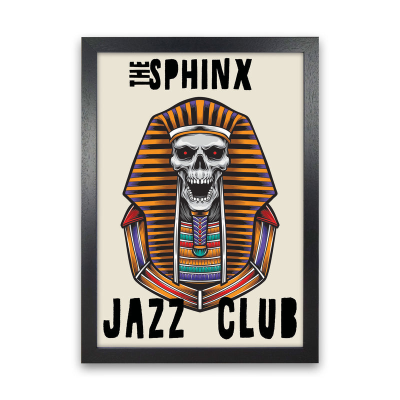 The Sphinx Jazz Club Art Print by Jason Stanley Black Grain