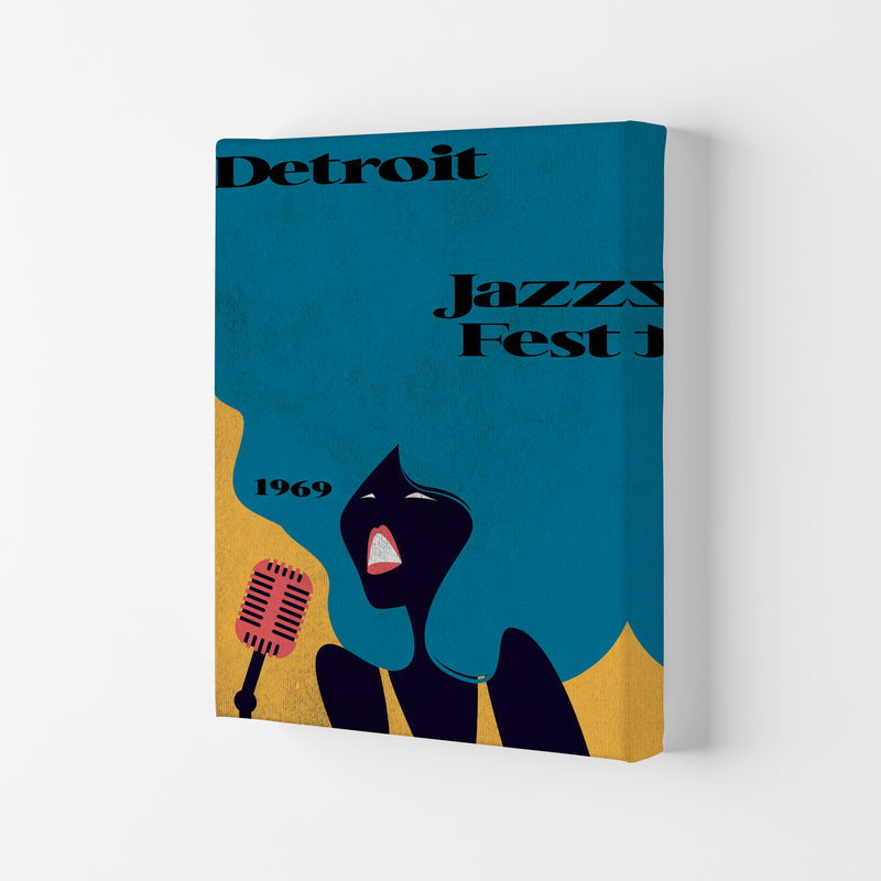 Detroit Jazz Fest 1969 Art Print by Jason Stanley Canvas