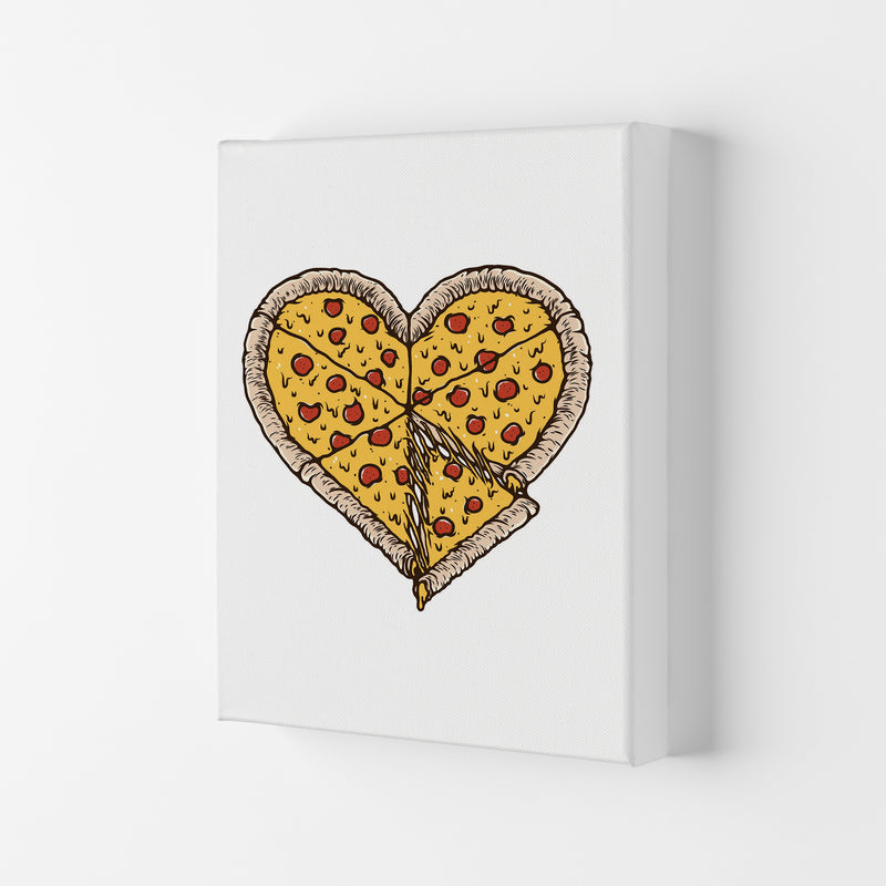 I Love Pizza Art Print by Jason Stanley Canvas