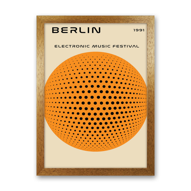 Berlin Electronic Music Festival Art Print by Jason Stanley Oak Grain