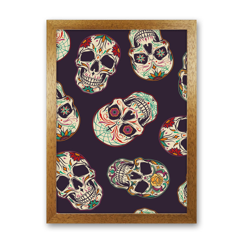 Day Of The Dead Skulls Art Print by Jason Stanley Oak Grain
