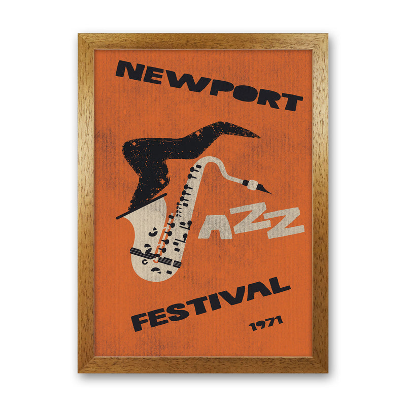 Newport Jazz Festival Art Print by Jason Stanley Oak Grain