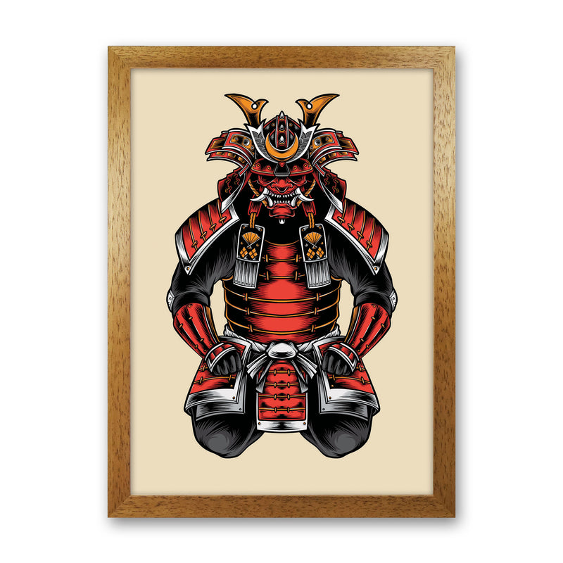 Japanese Samurai Art Print by Jason Stanley Oak Grain