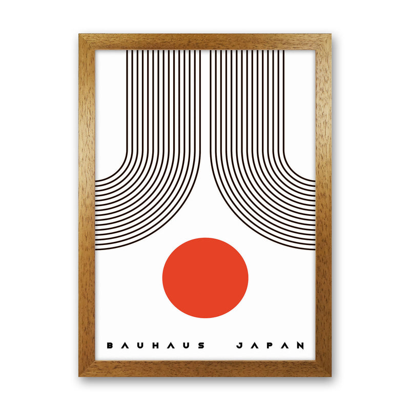 Bauhaus Japan Art Print by Jason Stanley Oak Grain