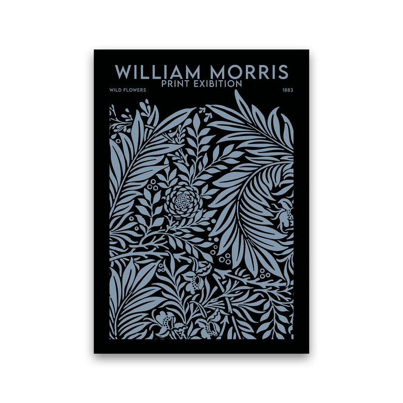 William Morris Print Exibition Black Art Print by Jason Stanley Print Only