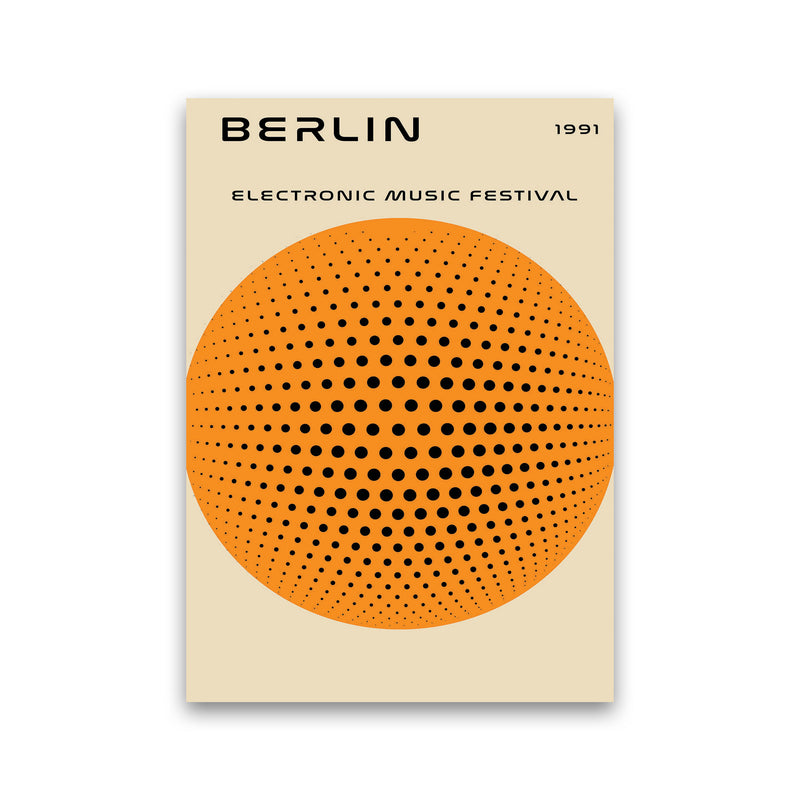 Berlin Electronic Music Festival Art Print by Jason Stanley Print Only