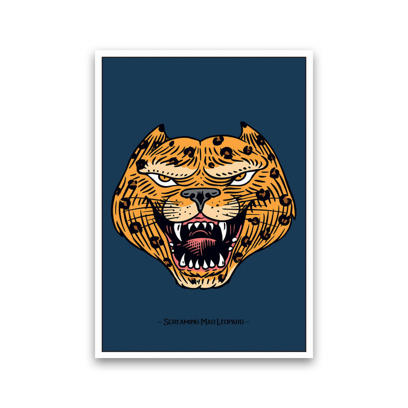 Screaming Mad Leopard Art Print by Jason Stanley Print Only
