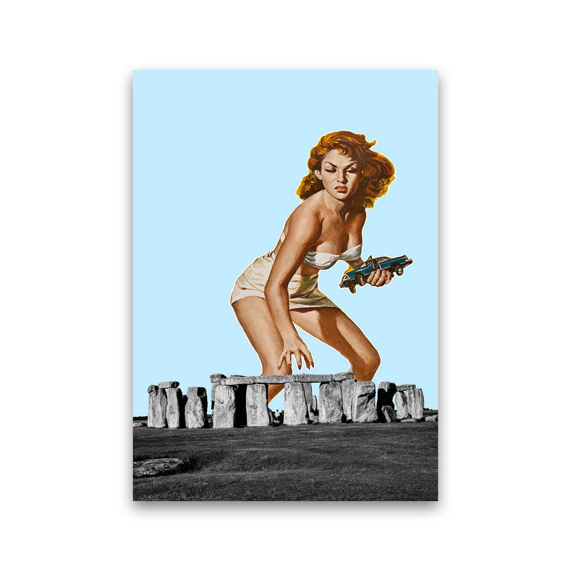 Attack On Stonehenge Art Print by Jason Stanley Print Only