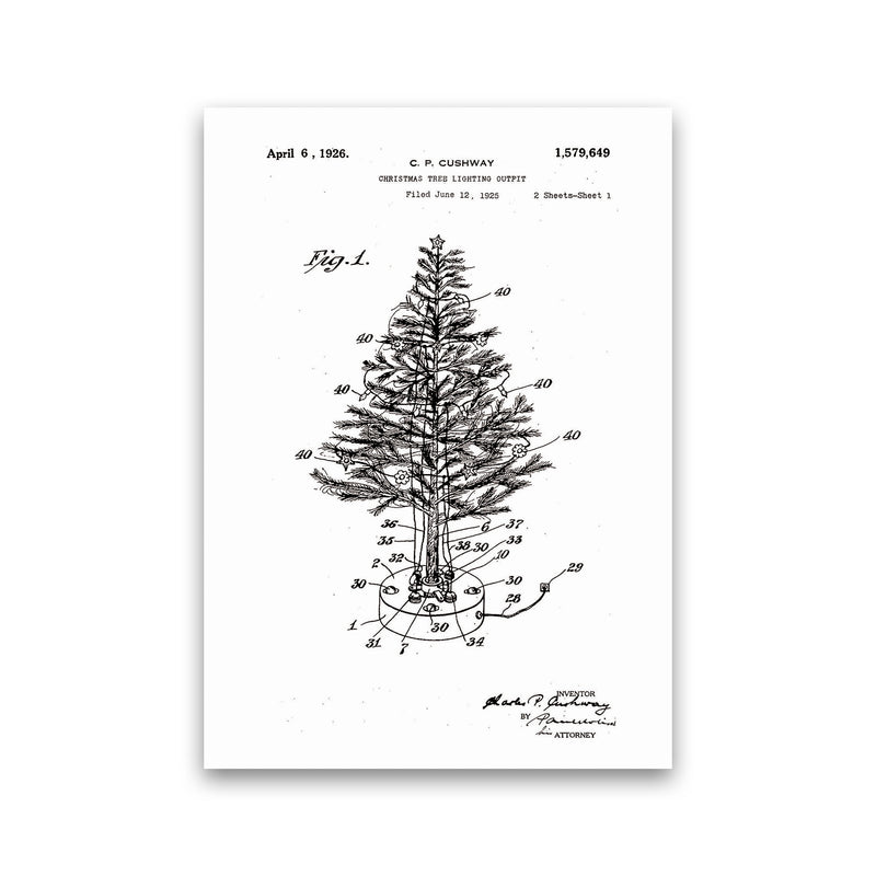 Christmas Tree Patent Art Print by Jason Stanley Print Only