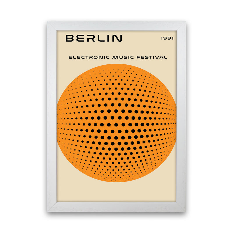 Berlin Electronic Music Festival Art Print by Jason Stanley White Grain