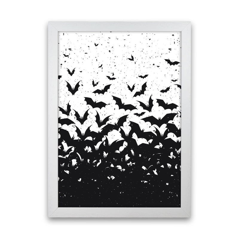 Look At All These Bats Art Print by Jason Stanley White Grain