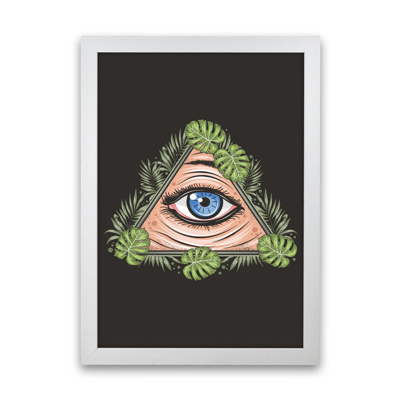 All Seeing Eye Art Print by Jason Stanley White Grain