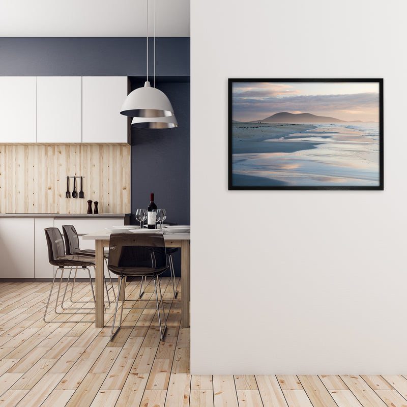 The Wind and the Sea Art Print by Karsten Wrobel A1 White Frame