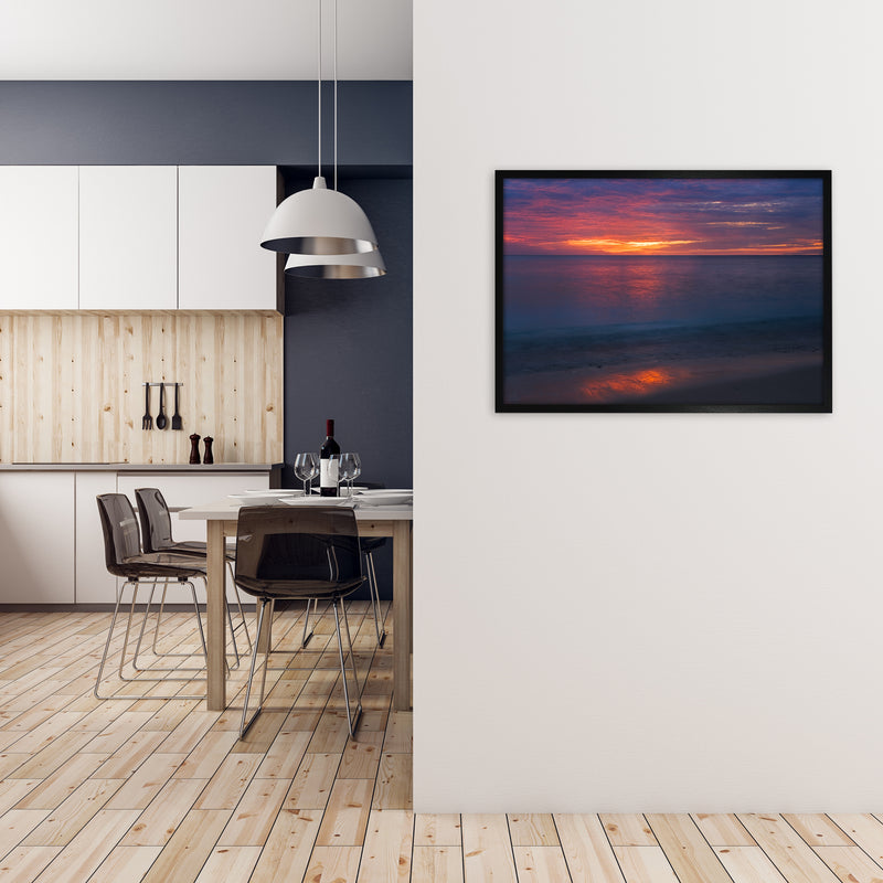 Monet Sunrise Art Print by Karsten Wrobel A1 White Frame