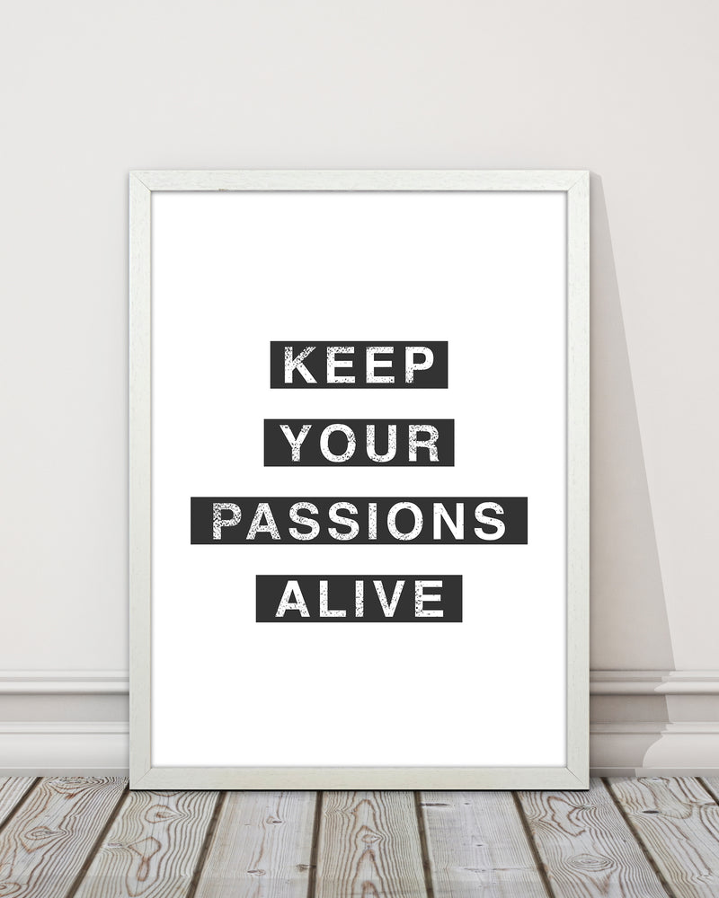 Passions Quote Art Print by Kookiepixel