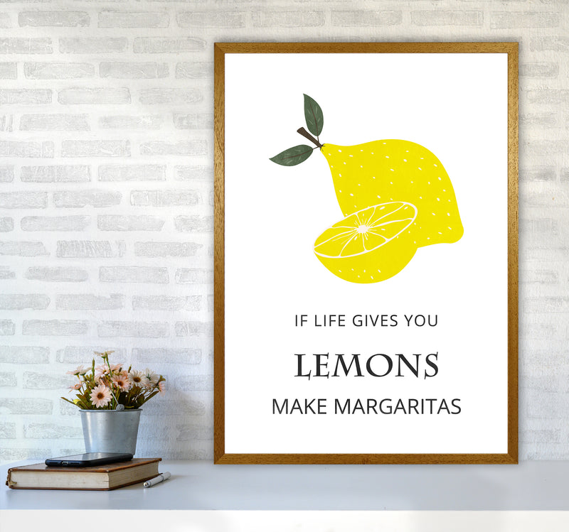 Lemons Make Margaritas Kitchen Art Print by Kookiepixel A1 Print Only
