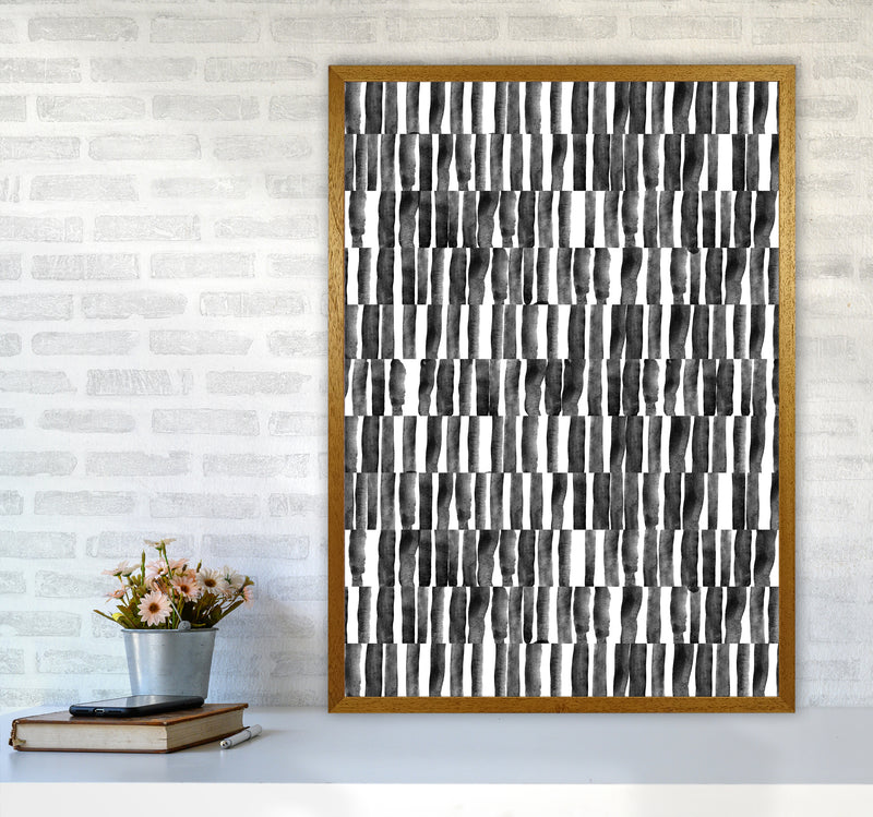 Abstract Strokes Art Print by Kookiepixel A1 Print Only