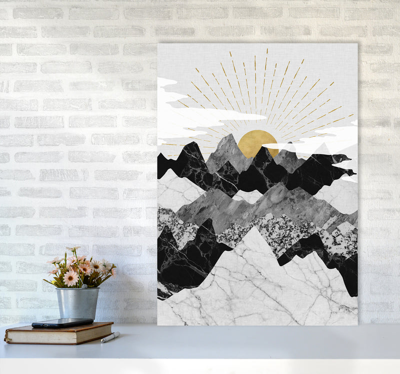 Sunrise Art Print by Kookiepixel A1 Black Frame