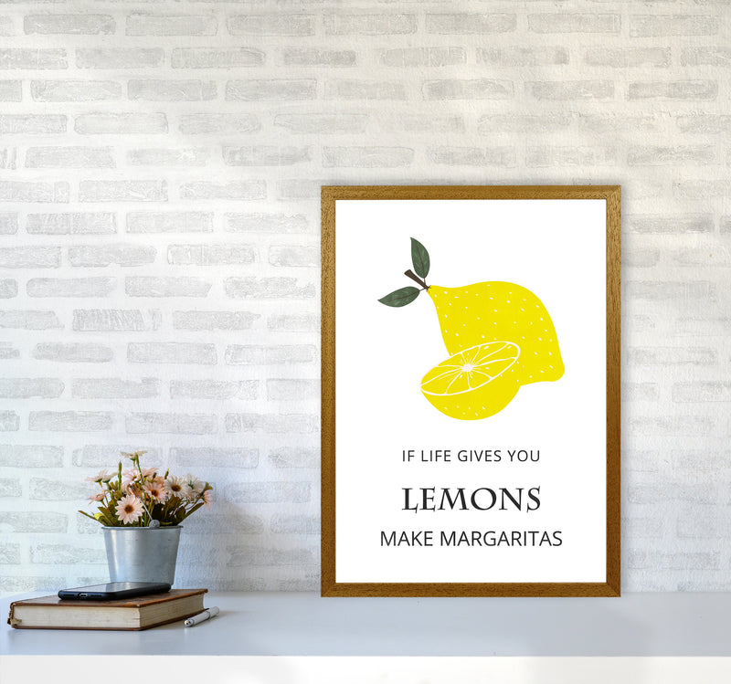 Lemons Make Margaritas Kitchen Art Print by Kookiepixel A2 Print Only