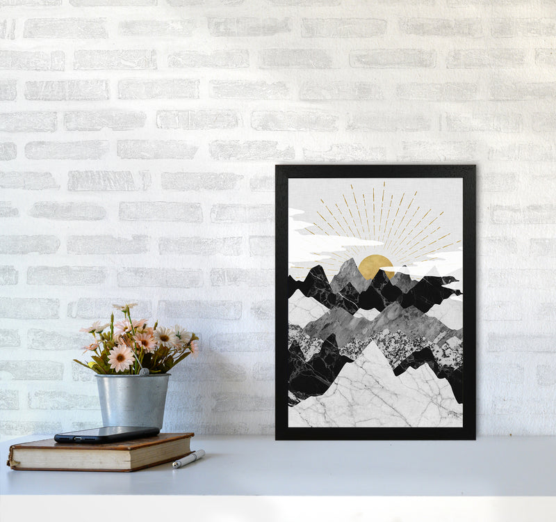 Sunrise Art Print by Kookiepixel A3 White Frame