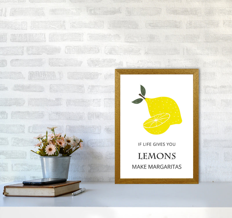 Lemons Make Margaritas Kitchen Art Print by Kookiepixel A3 Print Only