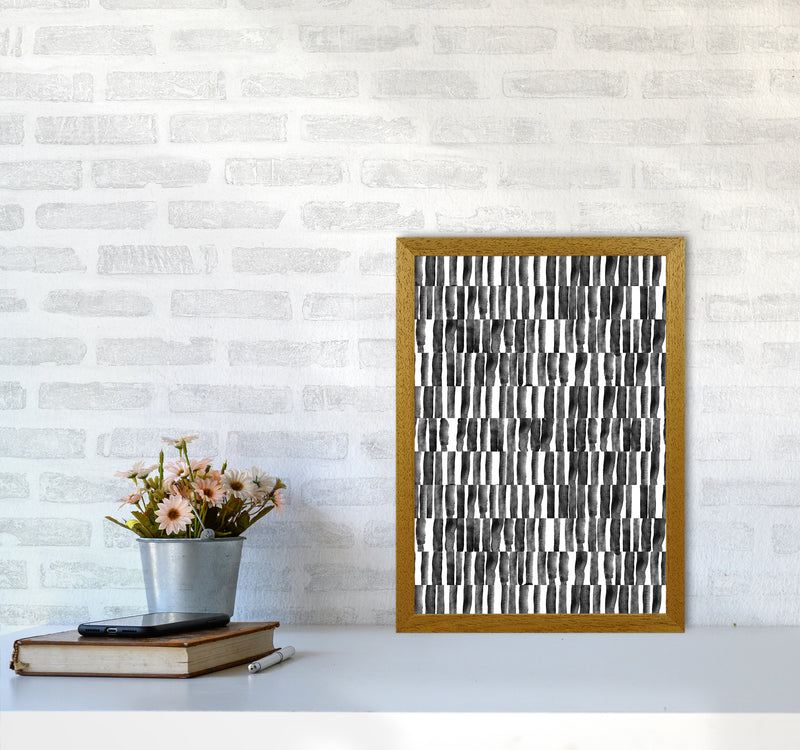 Abstract Strokes Art Print by Kookiepixel A3 Print Only
