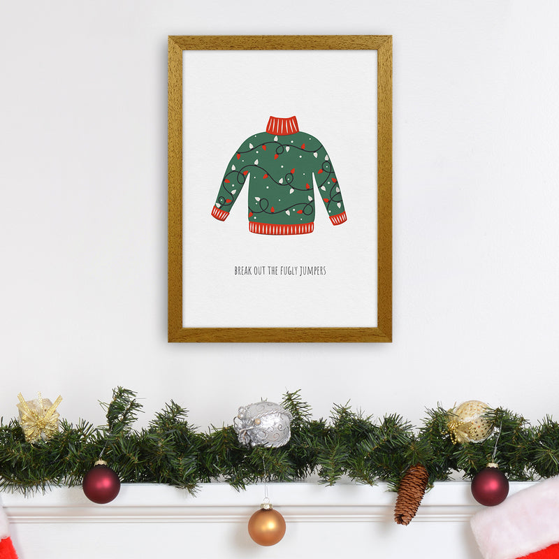 Fugly Jumpers Christmas Art Print by Kookiepixel A3 Print Only