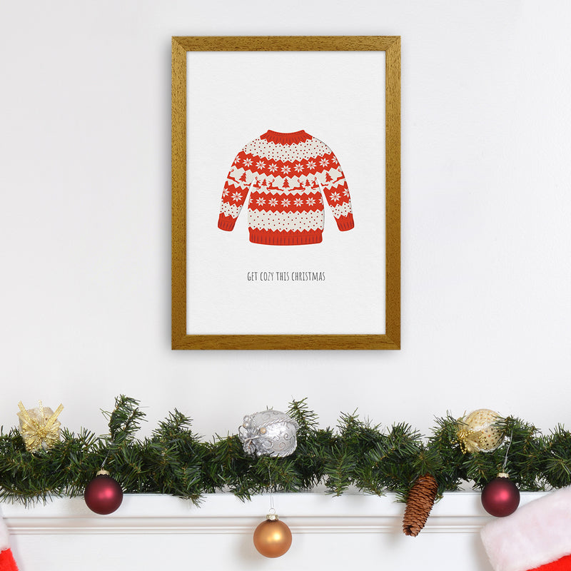 Get cozy Christmas Art Print by Kookiepixel A3 Print Only