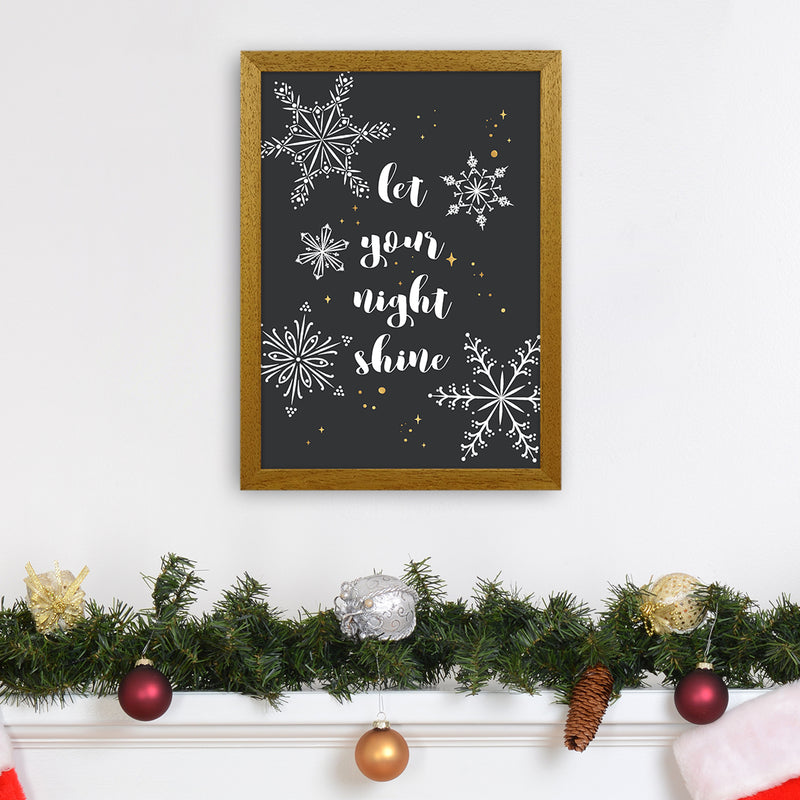 Shine Christmas Art Print by Kookiepixel A3 Print Only
