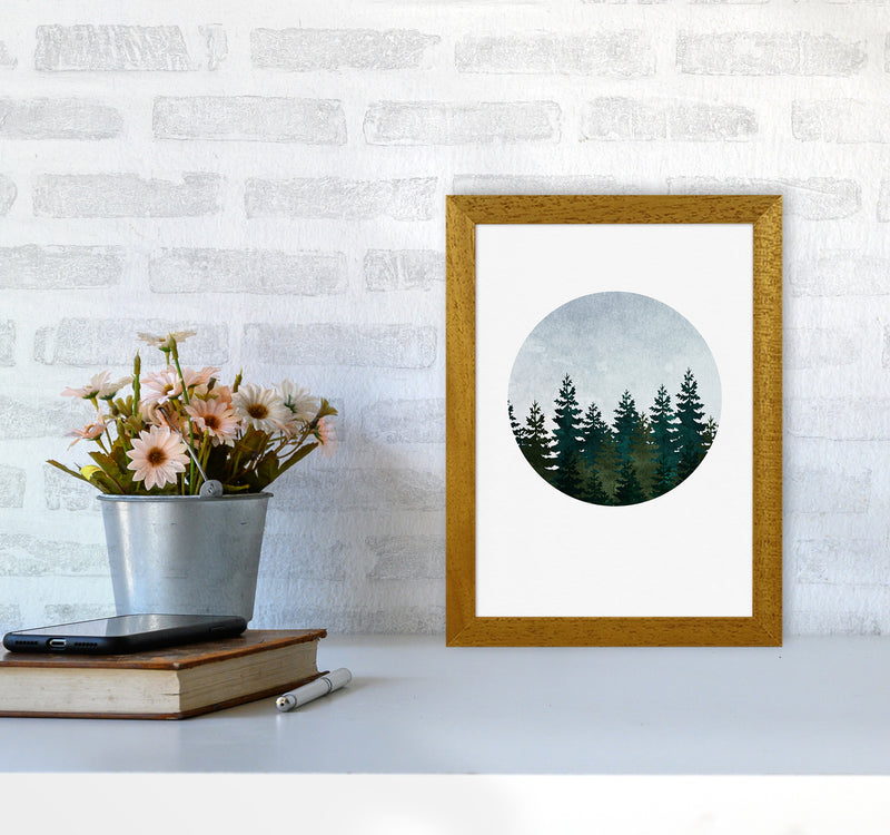 Evergreen Forest Art Print by Kookiepixel A4 Print Only
