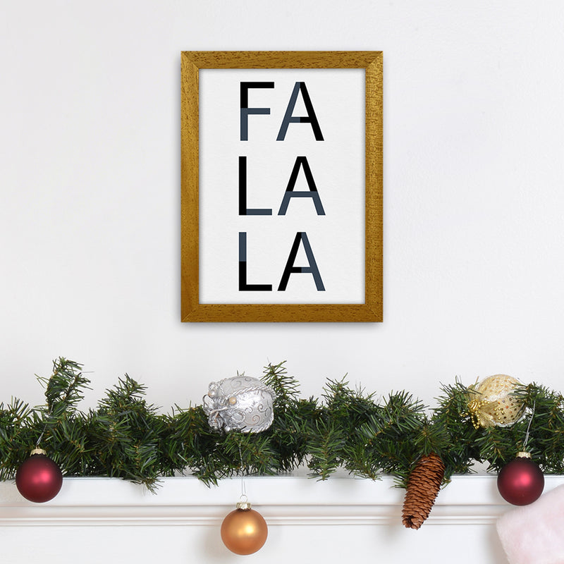 Falala Christmas Art Print by Kookiepixel A4 Print Only