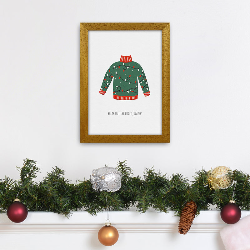 Fugly Jumpers Christmas Art Print by Kookiepixel A4 Print Only
