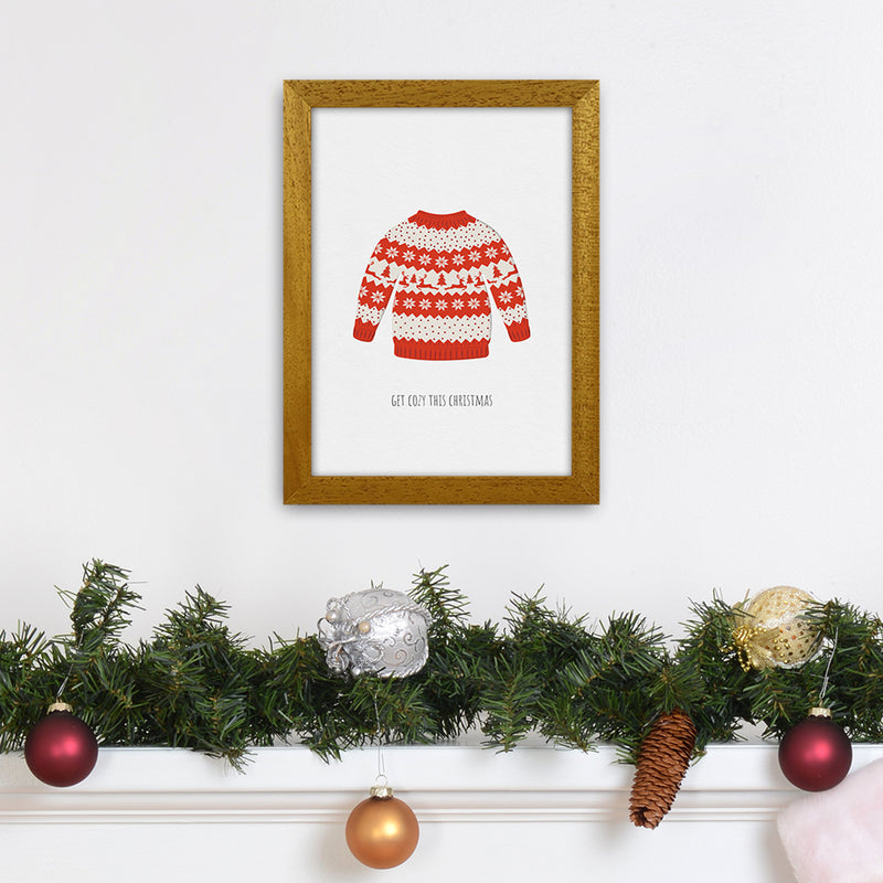 Get cozy Christmas Art Print by Kookiepixel A4 Print Only