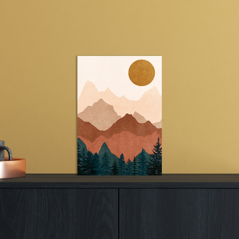 Sunset Peaks No 2 A4 Print Only