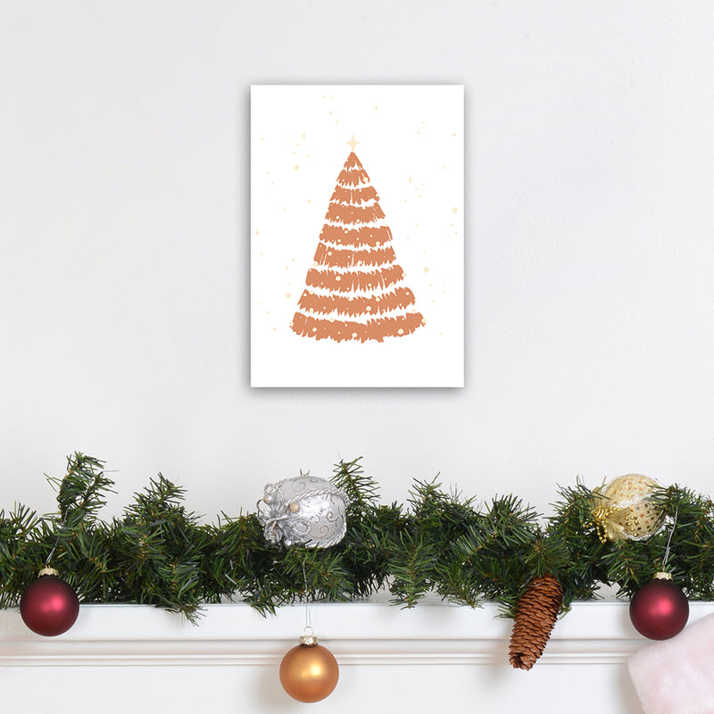 Winter wonderland Christmas Art Print by Kookiepixel A4 Black Frame